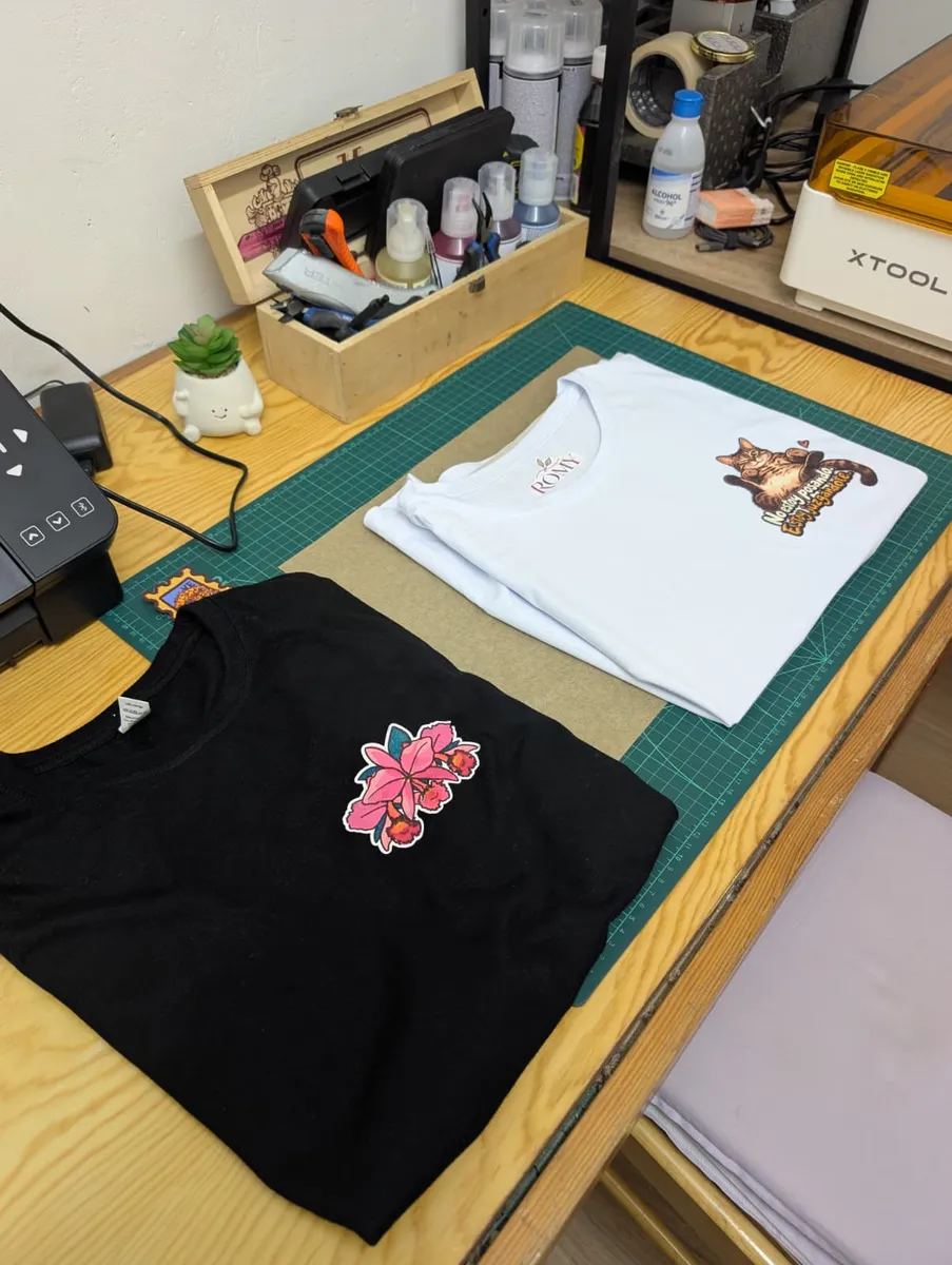 Camisetas personalizadas en el taller